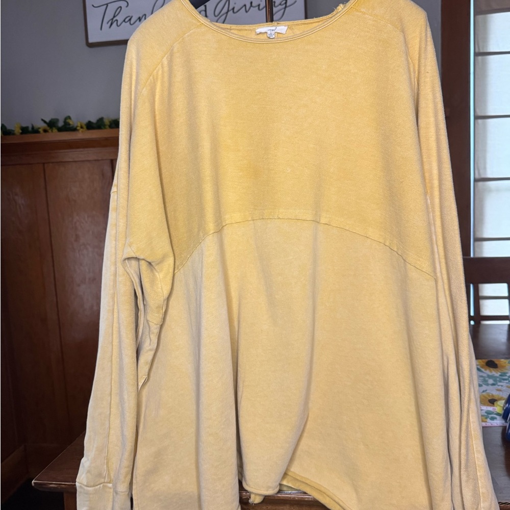 Easel Mustard Yellow Sweatshirt